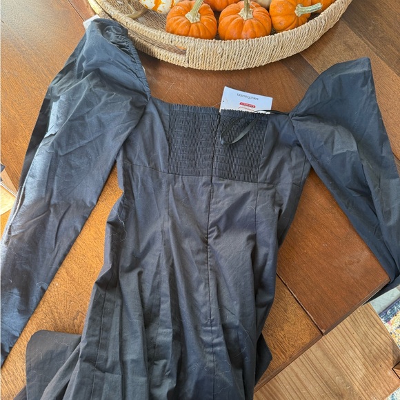 STAUD Black Long Sleeve Dress - Picture 2 of 4